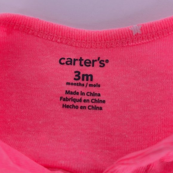 Carter's Pink Romper Size: 3 months - Picture 3 of 5